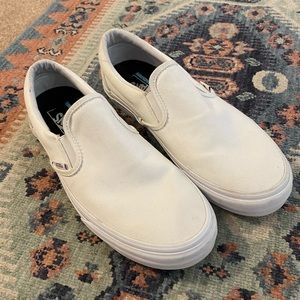 Mens White Vans Size 10.5